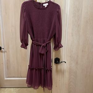 Rachel Parcell Plum Smocked Dress XL